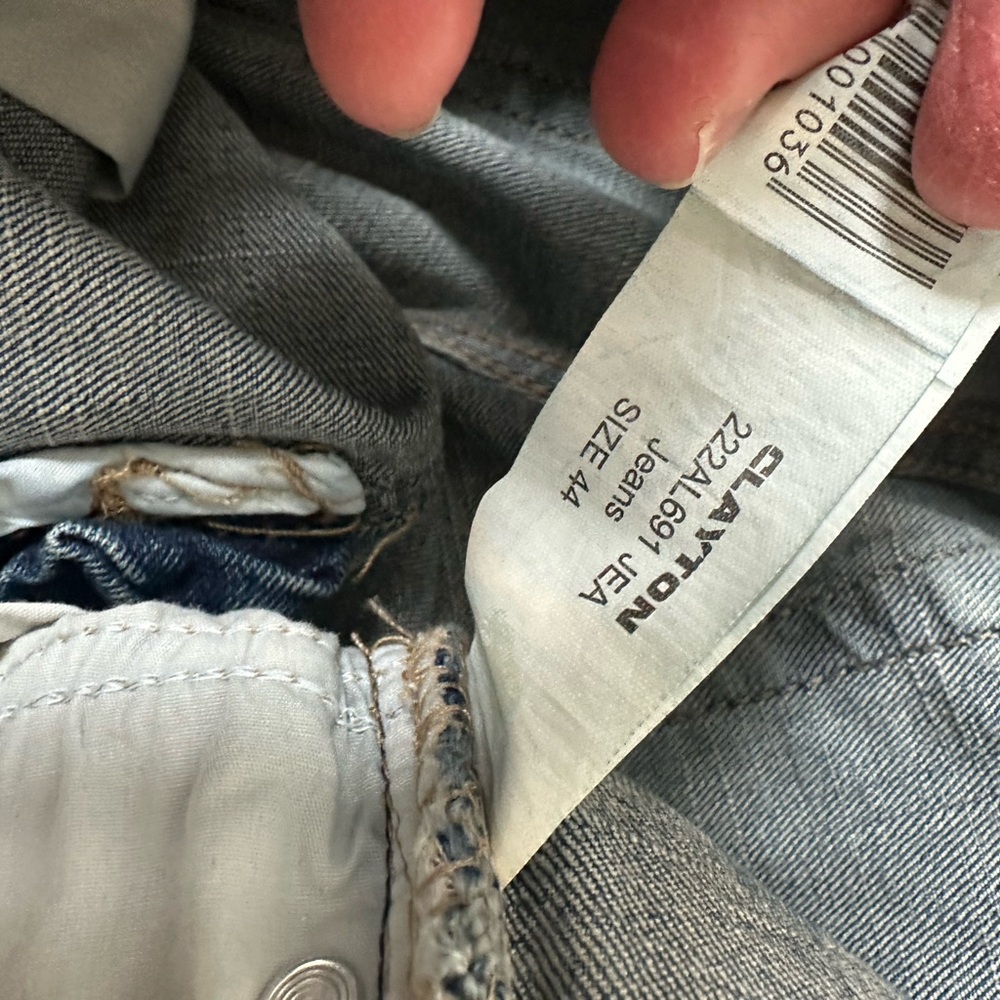 Clayton Denim Men’s Stretch Jeans size 44 - Picture 4 of 4